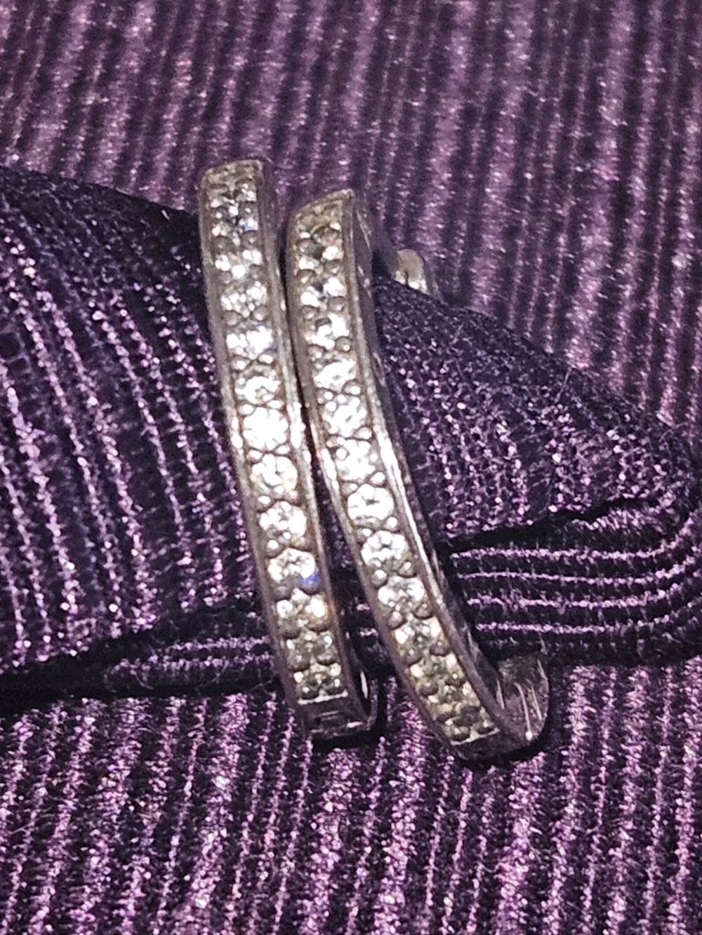 PANDORA Signature Hoop Earrings 925 Sterling Silver